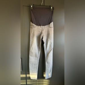 Indigo Blue Gray Denim Maternity Jeans size Small